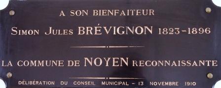 Plaque mairie Brévignon